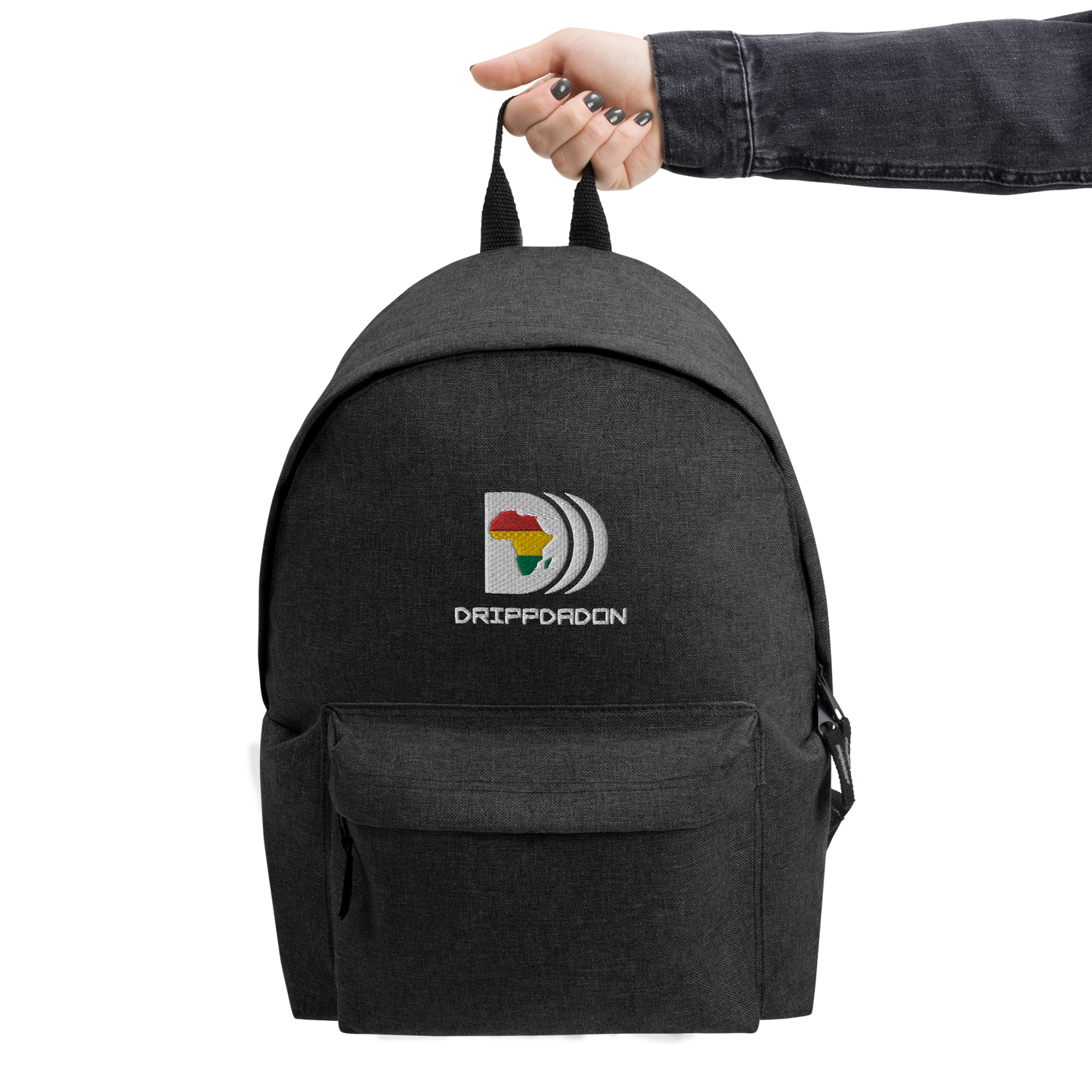 Dripp Logo Embroidered Backpack