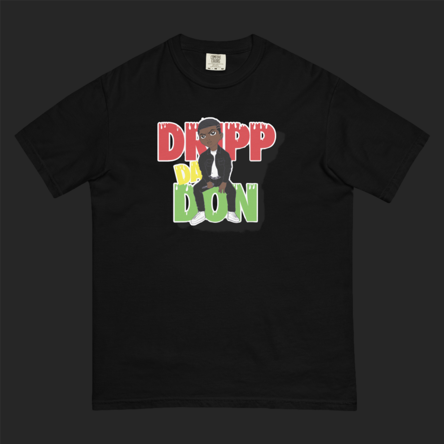 Africa Dripp Tee garment-dyed t-shirt